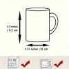 Funny "Don't Be A Dumb Bass" Fishing Mug - 11oz White Ceramic Coffee Cup with Double-Sided Fish Illustration, Ideal